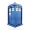 METAL EARTH  Dr. Who, TARDIS stavebnice, 3D kovový model