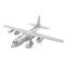 METAL EARTH  C-130 Hercules stavebnice, 3D kovový model