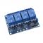 Relaismodul 5V, 4x 10A/250V, Low Trigger