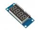 LED displej, 4x 7 segmentů - multiplex 