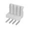 PSH04-04W Steckverbinder Stecker Rastermaß 3,96mm, 1x4 Pins für PCB/90°