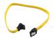 Datenkabel SATA PremiumCord 0,3m, 3.0 1.5GBs / 3GBs / 6GBs, Metallverriegelung, 90°