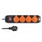 Verlängerungskabel outdoor 230V 10m 4x Steckdose mit Schalter, IP44 PP334