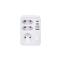 Solight P109C zámituvková rozbočka 3x 230V mit 2x USB A+C, weiß, vypínač
