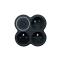 Solight P106B buchsen rozbočka 3x 15A, schwarz, vypínač