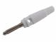 Bananenstecker 4mm weiß, 25.413.6, AMASS