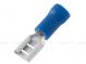 Faston Buchse 4,8 x 0,5 mm für Kabel 1,5 - 2,5 mm2, blau