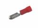 Hohlstecker Faston 4mm für Kabel 0,5 - 1,5 mm2, rot, Stift