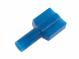 Faston-Stecker 6,3 x 0,8 mm für Kabel 1,5 - 2,5 mm2, blau, Vollisolierung