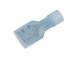 Faston-Buchse 6,3 x 0,8 mm für Kabel 1,5 - 2,5 mm2, blau, Vollisolierung