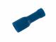 Faston-Buchse 6,3 x 0,8 mm für Kabel 1,5 - 2,5 mm2, blau, Vollisolierung