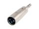 Reduktion XLR 3PIN-Stecker / 6,3mm Stecker - CAA04
