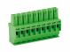Anreihbare Klemmleiste für Kabel AK1700/9-3.5-GREEN