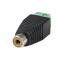 TP-008 cinch RCA-Buchse mit 2-poliger Klemmleiste