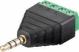 KLS TP-017G Klinkenstecker 3,5mm 4pin Stereo-Stecker mit Anschlussklemme.