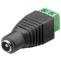 GOOBAY Svorkovnice 2pinová > DC samice (5,50 x 2,10 mm) DC Steckverbinder 5,5/2,1mm