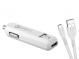 AVACOM CarMAX 2 Autoladegerät 2x Qualcomm Quick Charge 2.0, weiße Farbe (micro USB Kabel)