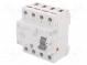 RCD-Schalter  lNenn  25A  IDiff  30mA  Pole  4  230/400V  DIN  IP20