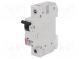 Überstromschalter  230/400VAC  lNenn  16A  Pole  1  DIN  Charakt  C