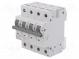 Überstromschalter  230/400VAC  lNenn  16A  Pole  3+N  DIN  6kA  IP20