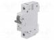 Überstromschalter  230/400VAC  lNenn  10A  Pole  1  DIN  Charakt  D