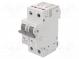 Überstromschalter  230/400VAC  lNenn  10A  Pole  2  DIN  Charakt  D