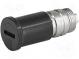 Adapter  zylindrische Sicherungen  5x20mm  16A  -40÷85°C  UL94V-0