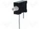 LED  im Gehäuse  rot  3mm  -25÷85°C  IP40  Korpus  schwarz