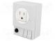 Stecker vom Typ USA  125VAC  6,3A  IP20  DIN  92x62x48mm