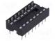 Sockel  DIP  PIN 16  7,62mm  THT  Rastermaß 2,54mm  -40÷105°C