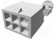 Buchse  Leitung-Platte  männlich  Mini Universal MATE-N-LOK
