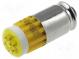 LED lamp  yellow  S5,7s  28V  No.of diodes  7  140°