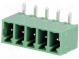 Klemmleiste abschaltbar  3,81mm  Wege  5  90°-Winkel  Buchse  THT