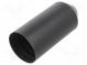 Heat shrink cap  glued  40mm  black  crosslinked polyolefin POX