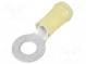Ringkabelschuh  M6  Ø  6,3mm  2,62÷6,64mm2  Klemmverbindung  gelb
