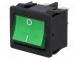 ROCKER  DPST  Pos  2  OFF-ON  12A/250VAC  grün  IP40  100mΩ  1805