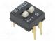 Schalter  DIP-SWITCH  ON-OFF  0,1A/24VDC  Pos  2  -30÷85°C  THT  ADE