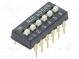 Schalter  DIP-SWITCH  ON-OFF  0,1A/24VDC  Pos  2  -30÷85°C  THT  ADE