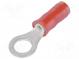 Ringkabelschuh  Ø  5mm  0,5÷0,6mm2  Klemmverbindung  isoliert