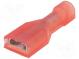 Verbinder  flach  4,8mm  0,5mm  weiblich  0,3÷0,9mm2  isoliert
