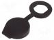 Antistaubdeckel  Elastomere Thermoplastische TPE  schwarz  M22