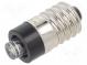 LED lamp  white cold  E10  5÷6VDC  No.of diodes  1  -30÷75°C  5mm