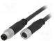 Kabel  für Sensoren/Automaten  M8-M8  männlich  weiblich  PIN  3