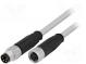Kabel  für Sensoren/Automaten  M8-M8  männlich  weiblich  PIN  4