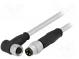 Kabel  für Sensoren/Automaten  M8-M8  männlich  weiblich  PIN  3