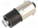 LED lamp  red  BA9S  24÷28VDC  No.of diodes  1  -30÷85°C  5mm