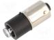 LED lamp  green  BA9S  24÷28VDC  No.of diodes  1  -30÷85°C  5mm