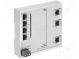 Switch PoE Ethernet  unverwaltet  Portanzahl  7  9÷60VDC  DIN