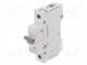 Überstromschalter  230/400VAC  lNenn  6A  Pole  1  DIN  Charakt  C