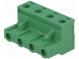 Klemmleiste abschaltbar  7,5mm  Wege  4  gerade  Stecker  weiblich